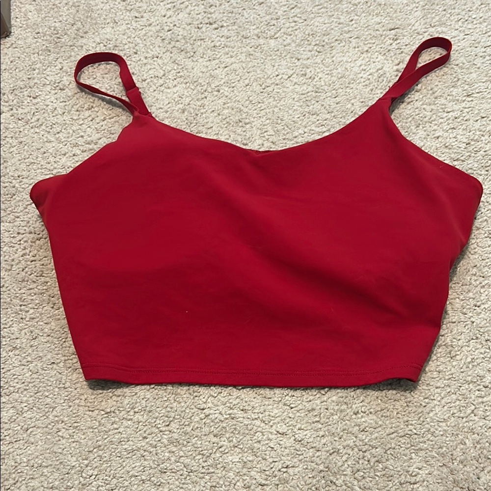 Red Women's Athleta Top